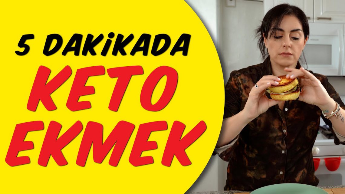 5 dakikada keto ekmek