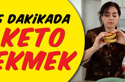 5 dakikada keto ekmek